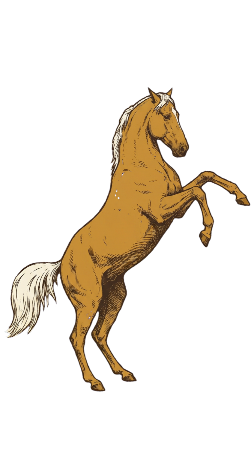 Palomino horse