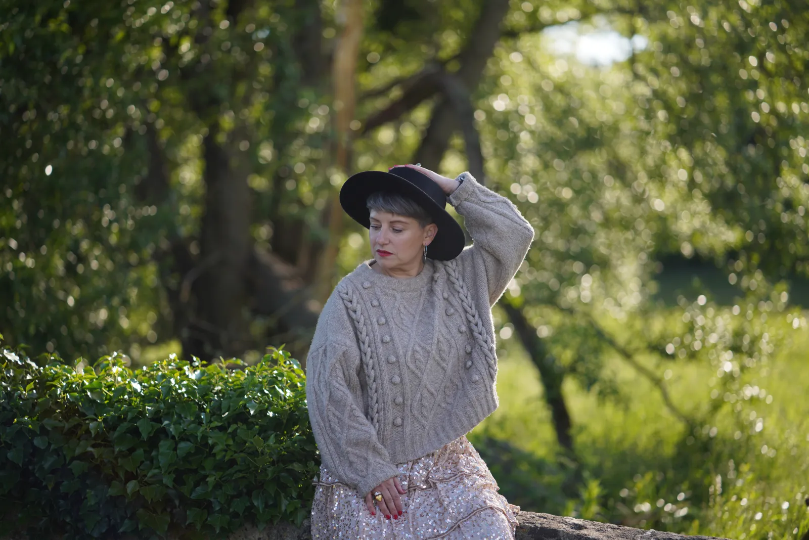 Maggie May Treanor in the countryside